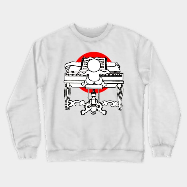 pianist boy Crewneck Sweatshirt by Marccelus